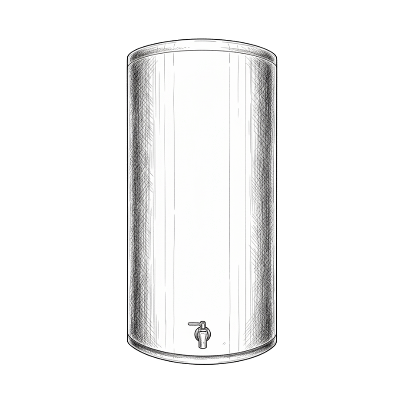 Ilustracion deposito inox