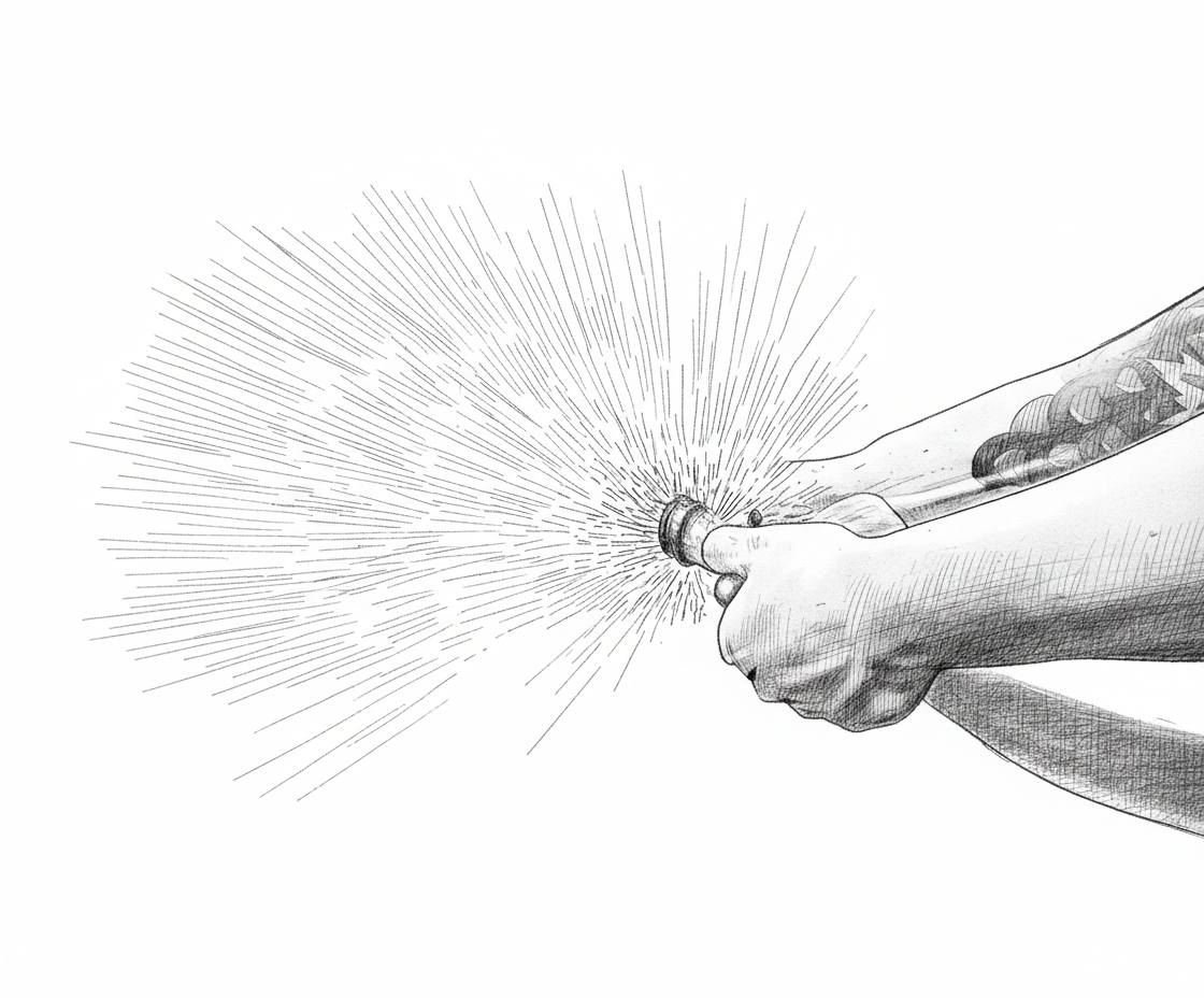 ILUSTRACION DE UN DEGUELLE DE VINO